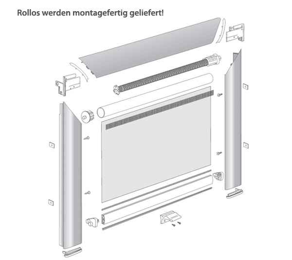 VELUX/ ROTO/ FAKRO Dachfenster Rollo Verdunkelungsrollo  